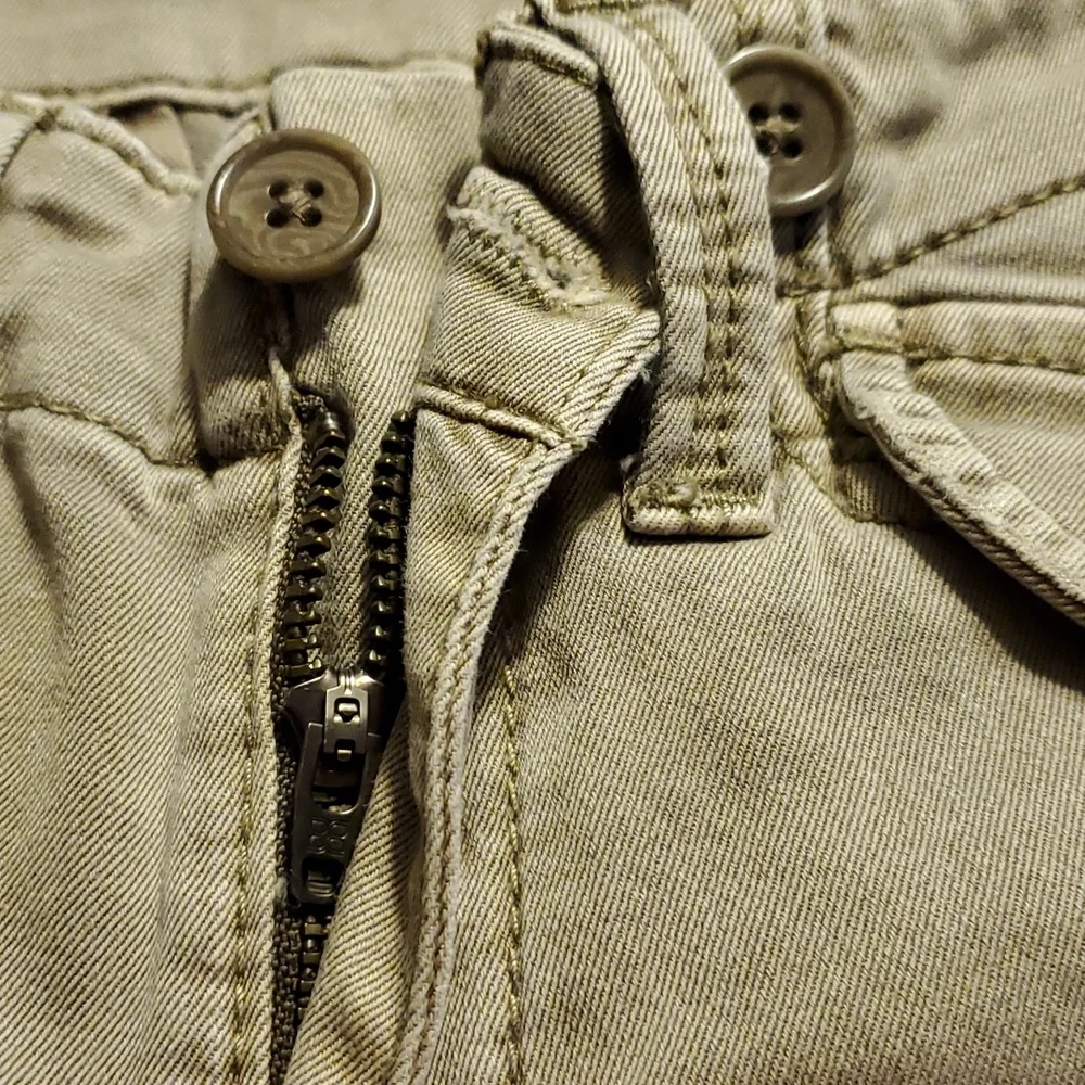BCBG Max Azria Vintage Army Style Fatigue Wash Women's Pants - Size 26 - Picture 5 of 14